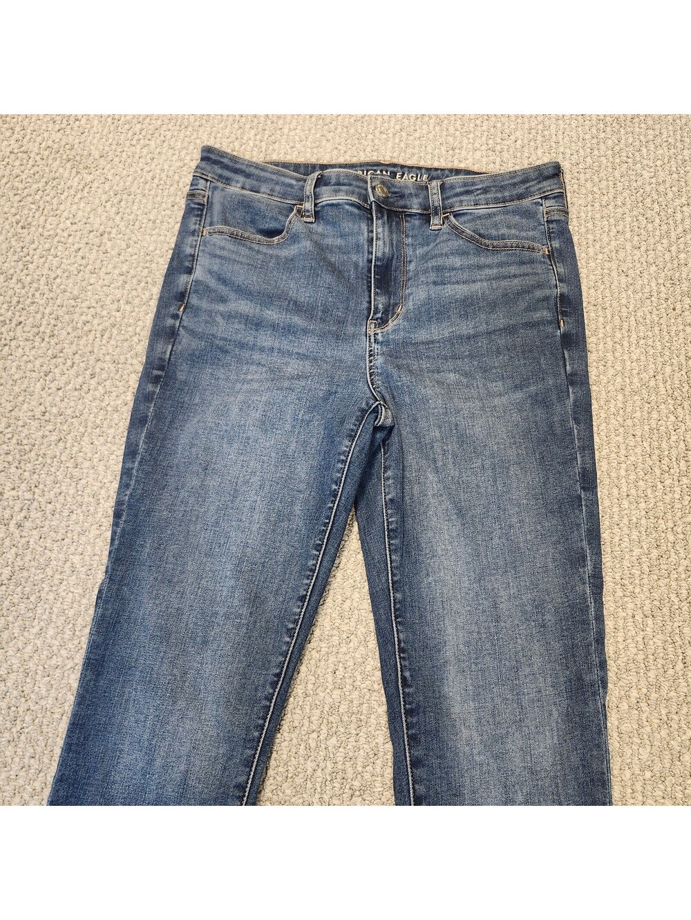 American Eagle High-Rise Jegging Jeans Blue Size 12 - Picture 8 of 11